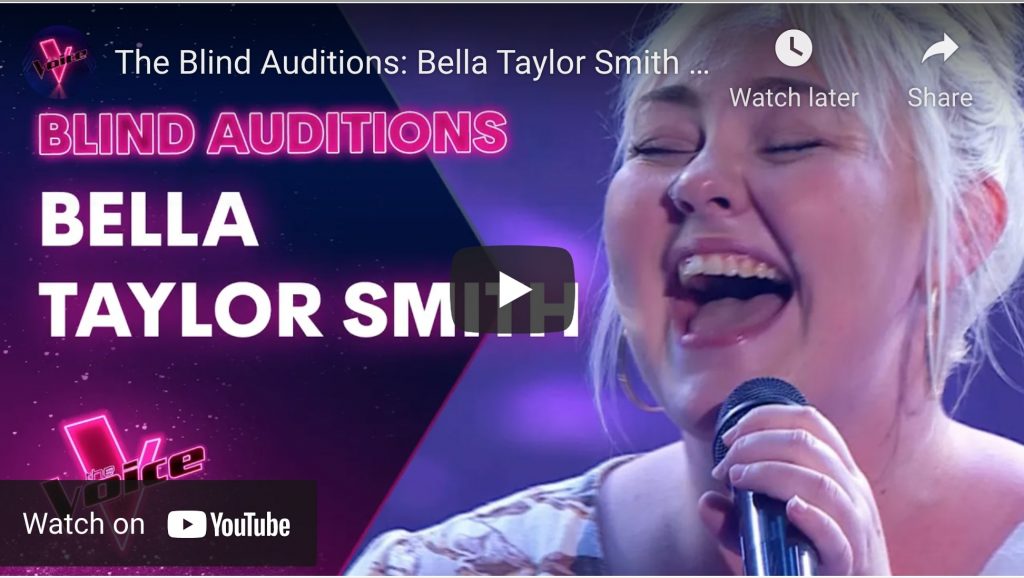 the blind auditions - bella taylor-smith