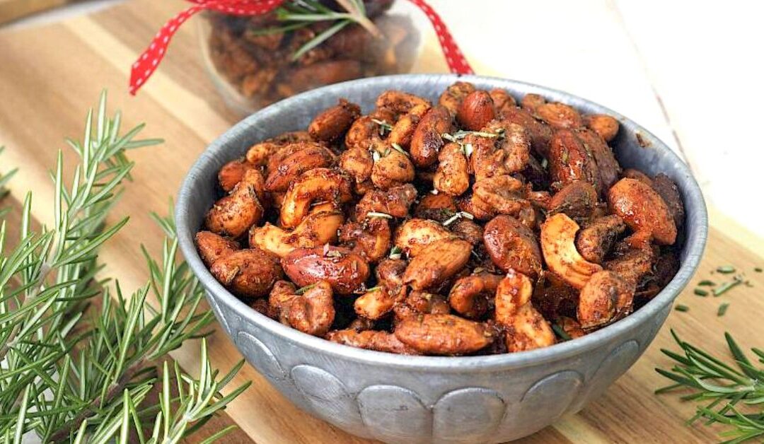 Rosemary Roasted Mixed Nuts – Paleo Recipe for Entertaining